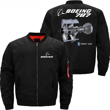 Boeing 787 Rolls-Royce Trent 1000 Ma-1 Bomber Jacket Flight Jacket Aviator Jacket THE AV8R
